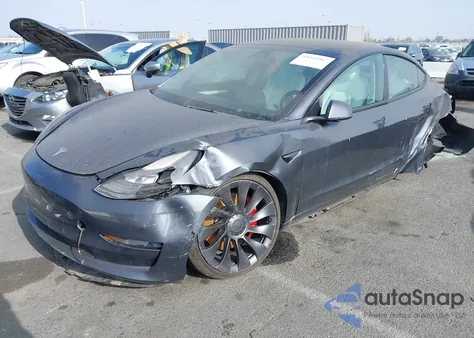 2022 Tesla Model 3 Performance Dual Motor All-Wheel Drive from USA, damaged, VIN 5YJ3E1EC2NF138901